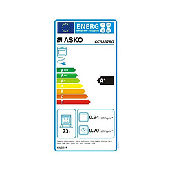 Fours encastrables 75L ASKO 60cm, OCS 8678 G