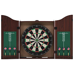 vidaXL Jeu de cibles professionnel avec armoire et fléchettes