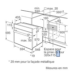 Bosch HBF133BA0 - Noir