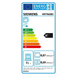 Siemens HR776G3B1 - Noir pas cher