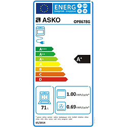 Asko OP8678G - Noir