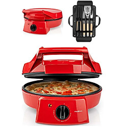 Nedis Four à pizza - Rouge