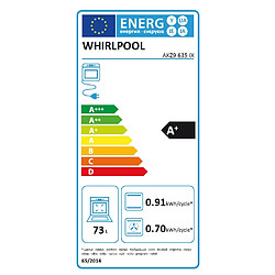 Four intégrable multifonction 73l 60cm a+ pyrolyse inox - akz9635ix - WHIRLPOOL