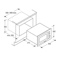 Candy MIC201EX - Inox