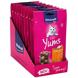 Vitakraft Cat Yums Poulet & Herbe à Chat