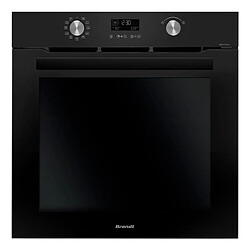 Brandt BXP2337B Noir Four encastrable 67L - Chaleur tournante pulsée - Pyrolyse - Guide Culinaire 12 recettes