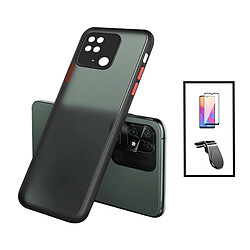 Phonecare Redmi 10C - Noir Kit coque anti-choc - Film 5D full cover - Support magnétique