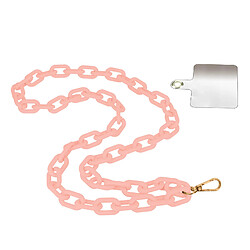 Avizar Chaine Téléphone Rose 110cm