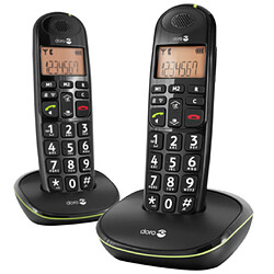 Avis Doro Téléphone sans fil PhoneEasy 100W Duo - Noir