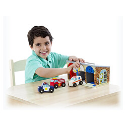 Melissa & doug garage verrouillable - Rouge