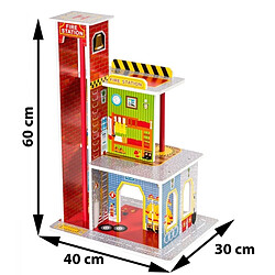 Dodo Toys Dodo_toys caserne de pompiers en bois pas cher