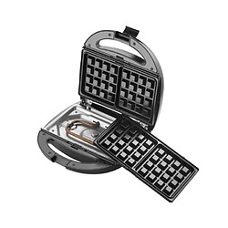 Acheter Techwood Gaufrier Croque Grill - Inox