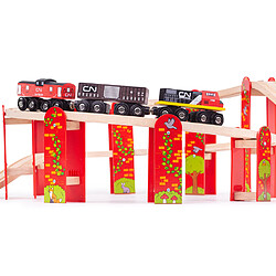 Avis Bigjigs rail Extension de circuit haut niveau en bois