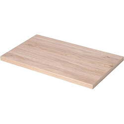 Emuca Plateau de table ou étagère effet chêne 90 x 50 cm