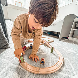 Bigjigs rail Ensemble de train en bois - tracé en huit pas cher