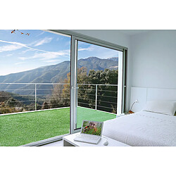 Nortene Gazon synthétique - Green Lubeck 7 - 1 x 5 m - 7 mm - Vert