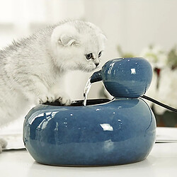 Fontaine USB automatique Universal pour animaux - Bleu