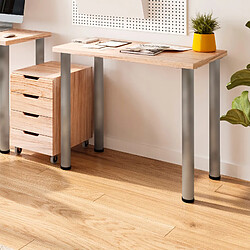 EMUCA Pieds de table en acier 60 mm pas cher