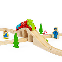 Bigjigs rail Ensemble de train en bois - tracé en huit