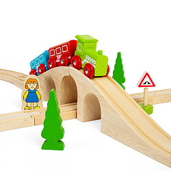 Avis Bigjigs rail Ensemble de train en bois - tracé en huit