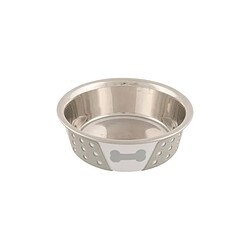 Trixie Ecuelle Acier Inox - Blanc