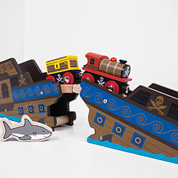 Bigjigs rail train pirate en bois pas cher