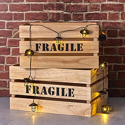 Acheter Paris Prix Guirlande Lanterne LED Noir