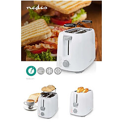 Nedis Grille-pain - Blanc