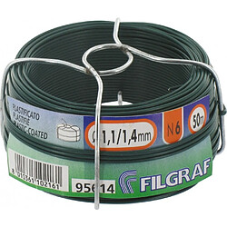 Filgraf Fil d'Attache Grillage - 1,4 mm 50 m Vert