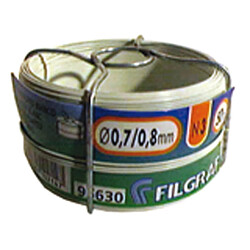 Filgraf Fil d'Attache Plastifié Blanc