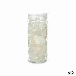 Gift Decor Pierres décoratives quartz blanc 600 g (12 unités)