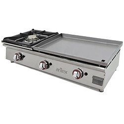 Arilex Plancha à Gaz Acier Rectifié