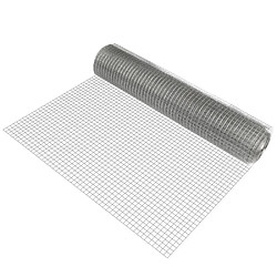 Pro.tec Grillage Métallique - 1 m x 25 m Gris