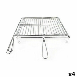 Algon Grill Chrome Plaque Tournante Argenté