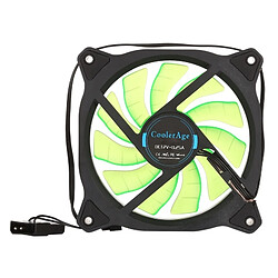 Avis Wewoo Ventilateur LED 12cm - Vert