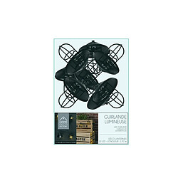 Paris Prix Guirlande Lanterne LED Noir