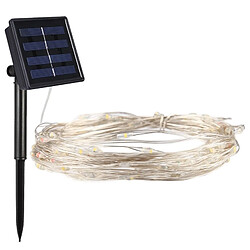 Wewoo Guirlande 10m 100 LEDs SMD 0603 IP65 étanche - solaire - colorée