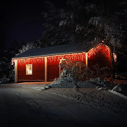 Avis Ledkia Rideau Guirlande LED Extérieur Carambano Blanc Chaud