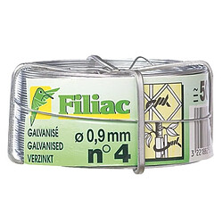 FILIAC Bobine de Fil de Fer Galvanisé Ã˜1.5 mm