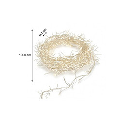 Feeric Lights And Christmas Guirlande Boa d'extérieur 10 mètres - 800 LED - Blanc froid pas cher