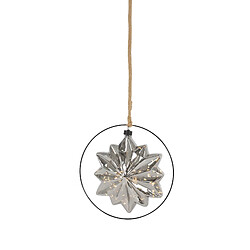 ECD Germany Étoile LED Ø18 cm - Blanc Chaud