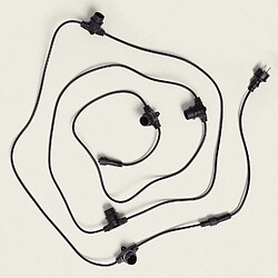 Ledkia Guirlande LED ext. - Noire IP44