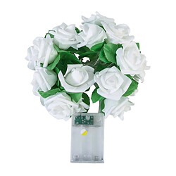 Acheter Wewoo Guirlande lumineuse LED roses - Blanc