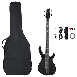 vidaXL Guitare basse électrique débutant 46" - Noir