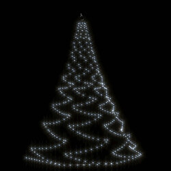 vidaXL Arbre Mural 720 LED Blanc