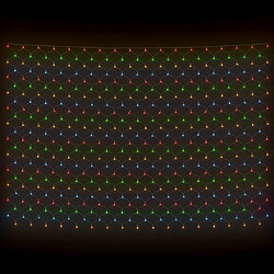 Acheter VidaXL Filet lumineux coloré de Noël