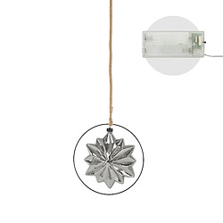 ECD Germany Étoile LED Ø18 cm - Blanc Chaud