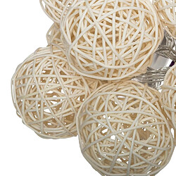 Guirlande LED 10 Boules 165cm - Ivoire