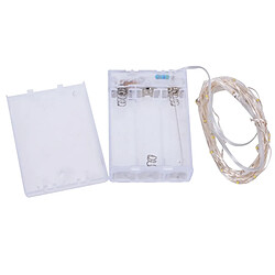 Avis Wewoo Guirlande lumineuse LED - Argent