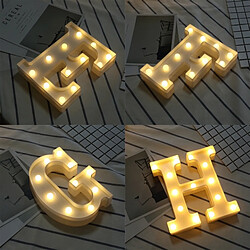 Avis Wewoo Guirlande lumineuse lettre B - Blanc